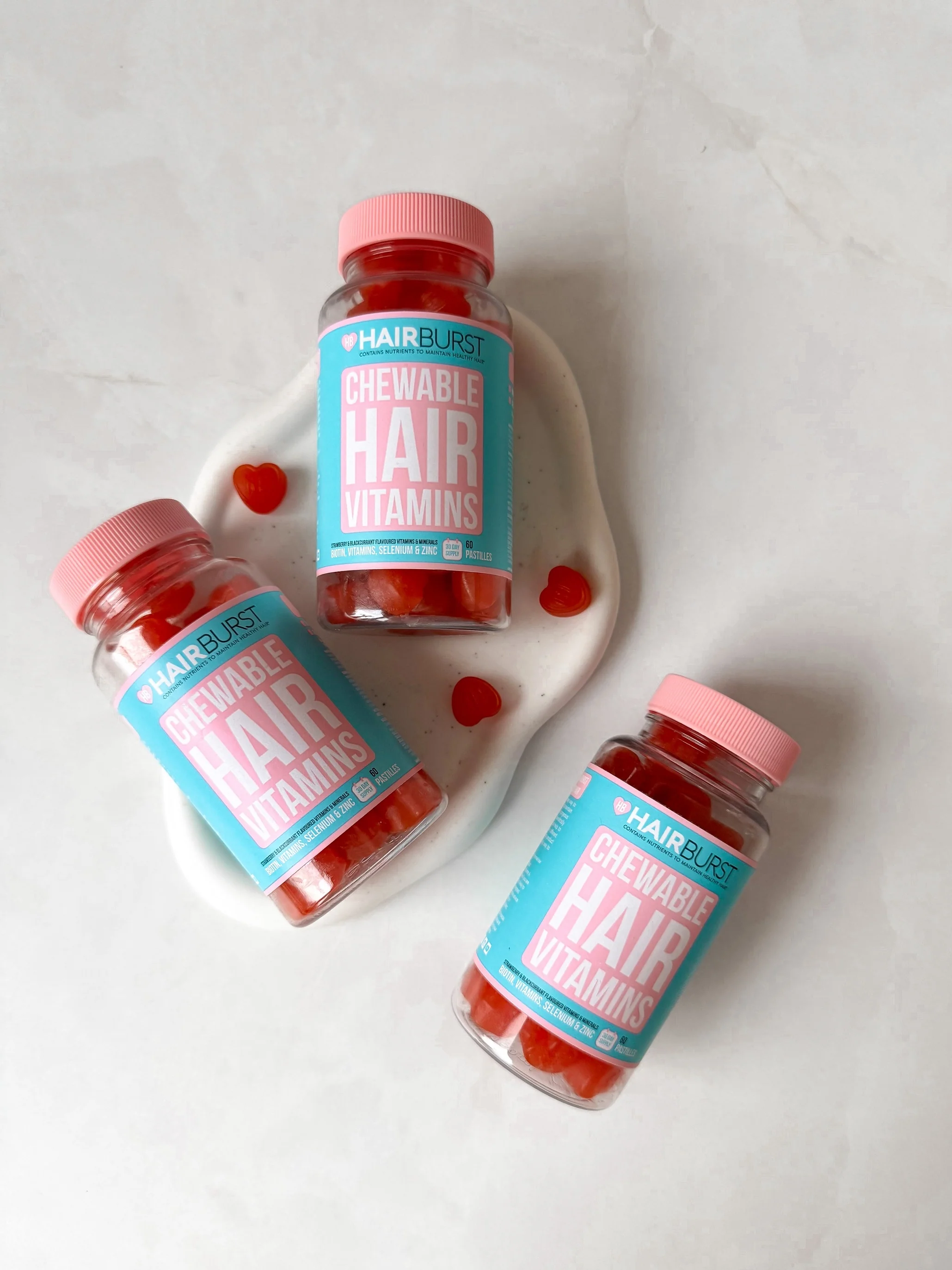 Hair Vitamins CHEWABLE HAIR VITAMINS - 30 Day Supply - Integratore Unghie e Capelli