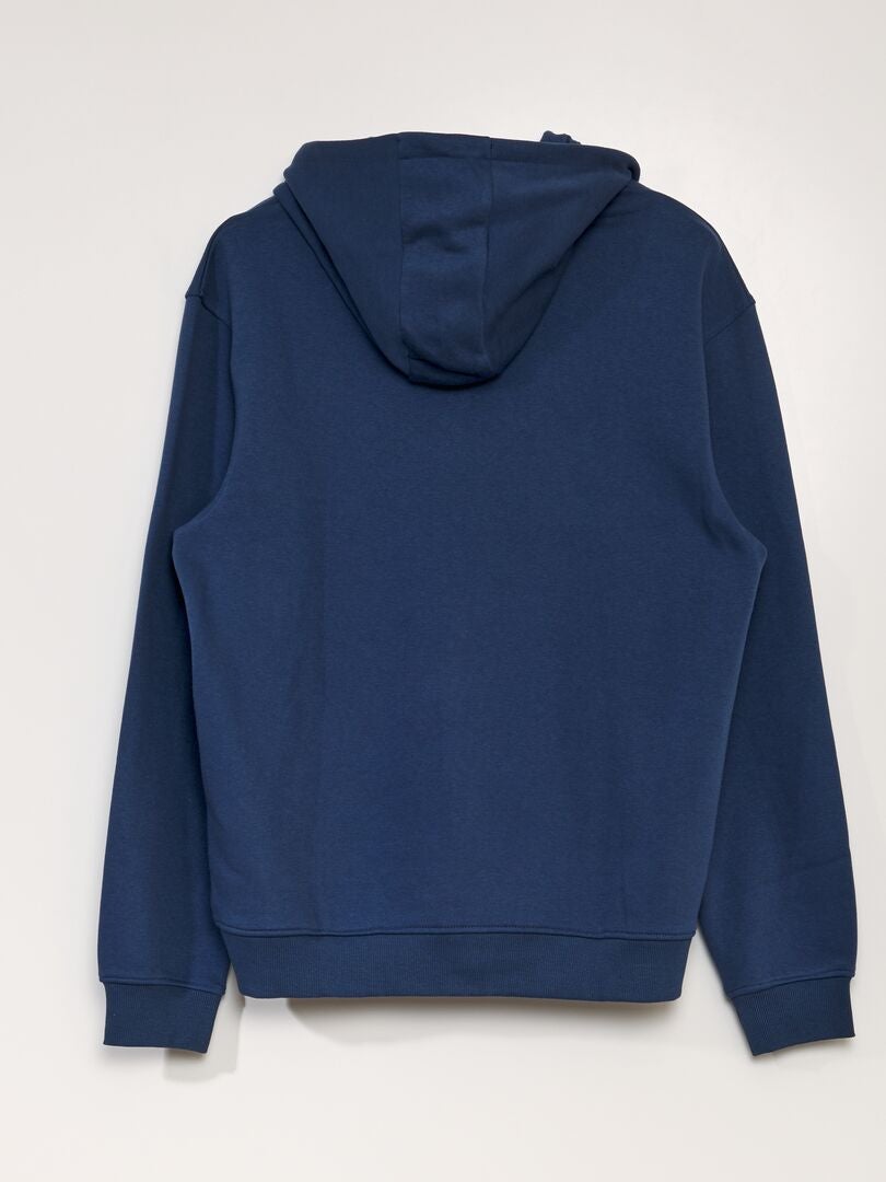 Fleece hoodie - Donkerblauw