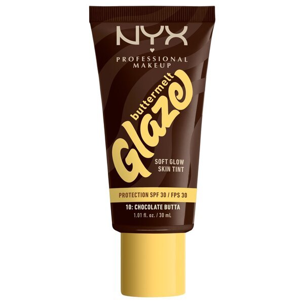 NYX Professional Makeup Buttermelt Glaze 10 Chocolate Butta Skin Tint 30ml