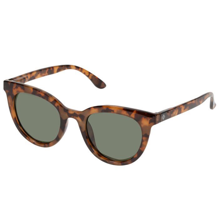 Gafas de sol Isotoner con lentes polarizadas, lentes de policarbonato y patillas flexibles de carey para mujer.