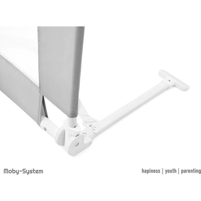 Barrière de Lit Bébé 0 - 18 mois Barrière de Protection Pliable, Stable Durable Dimensions de Couverture : 145 x 40 cm