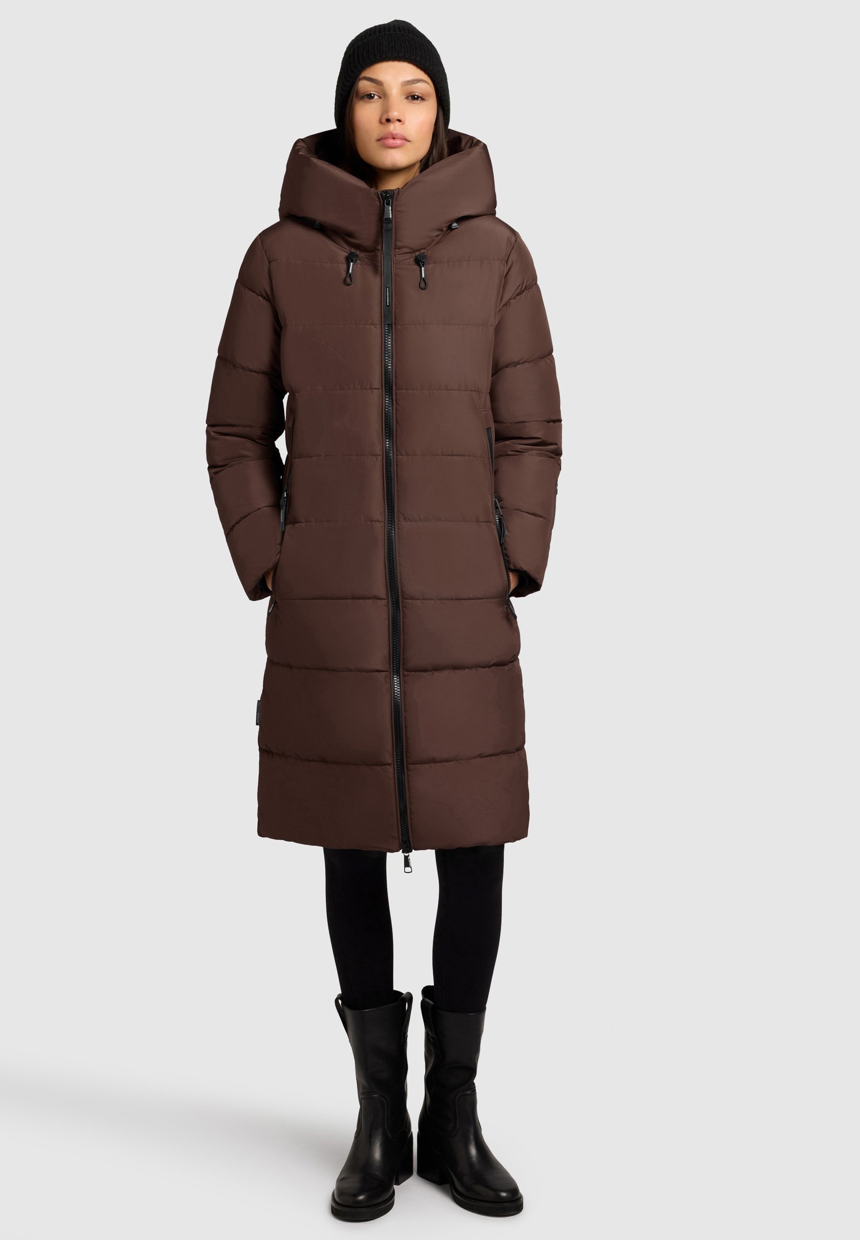 khujo JILIAS5 - Winterjas - donkerbruin