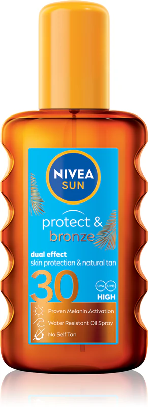NIVEA SUN Protect & Bronze Óleo Solar Seco FPS 30