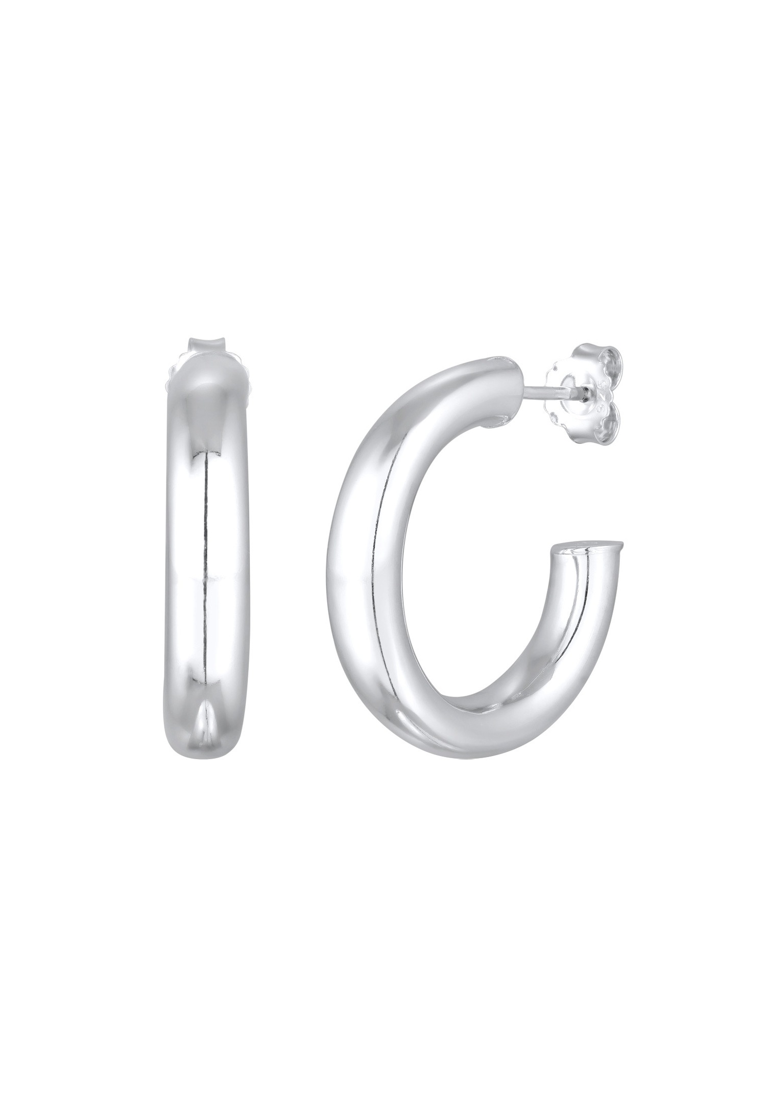 Elli PREMIUM Elli PREMIUM Boucles d'oreilles Femmes Créoles Fiche en argent sterling 925
