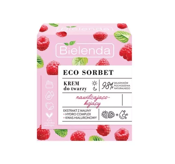 Bielenda Eco Sorbet Malina krem do twarzy 50 ml