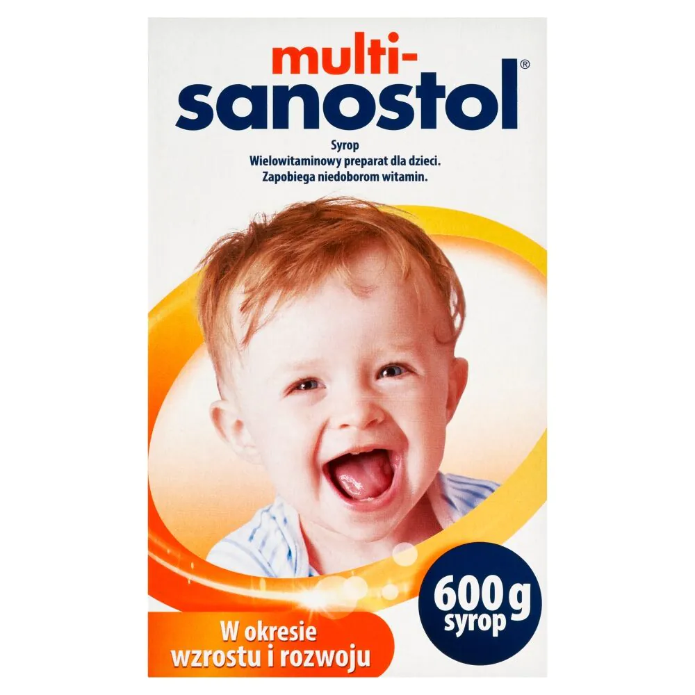 Multi-Sanostol Wielowitaminowy syrop dla dzieci, 600 g