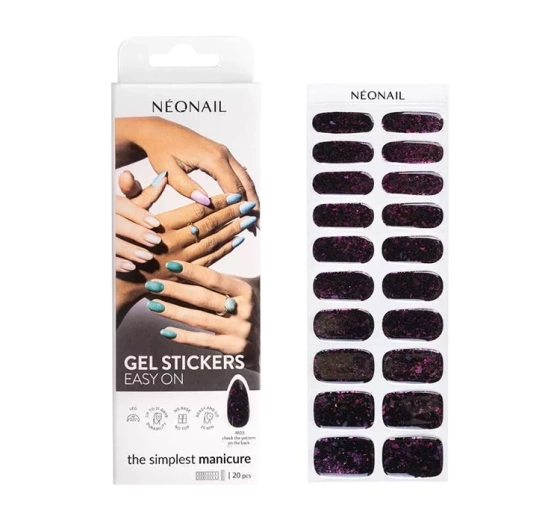 Neonail Hybryda w naklejkach M03
