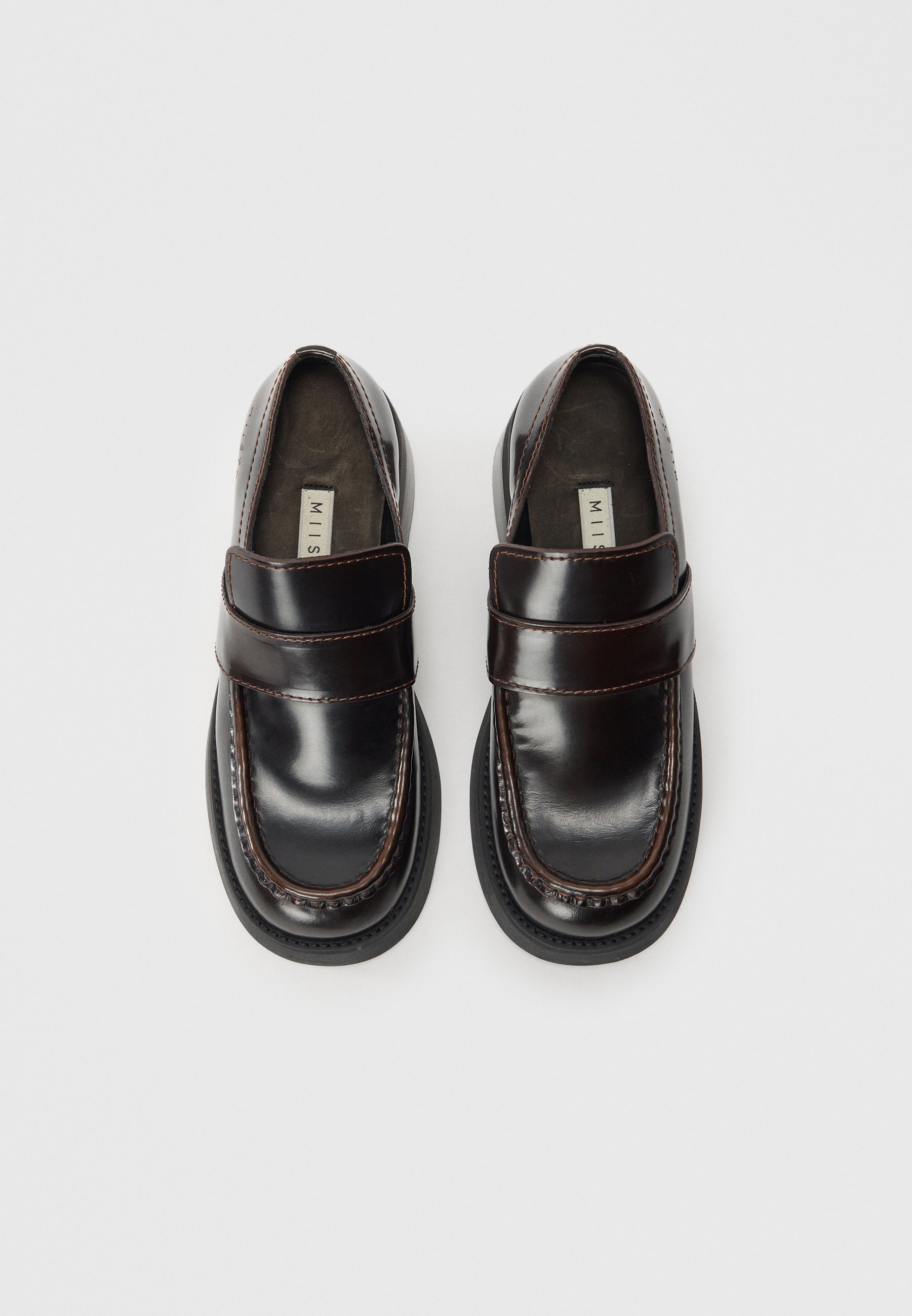 MIISTA LIB - Slip-on - marrone/nero