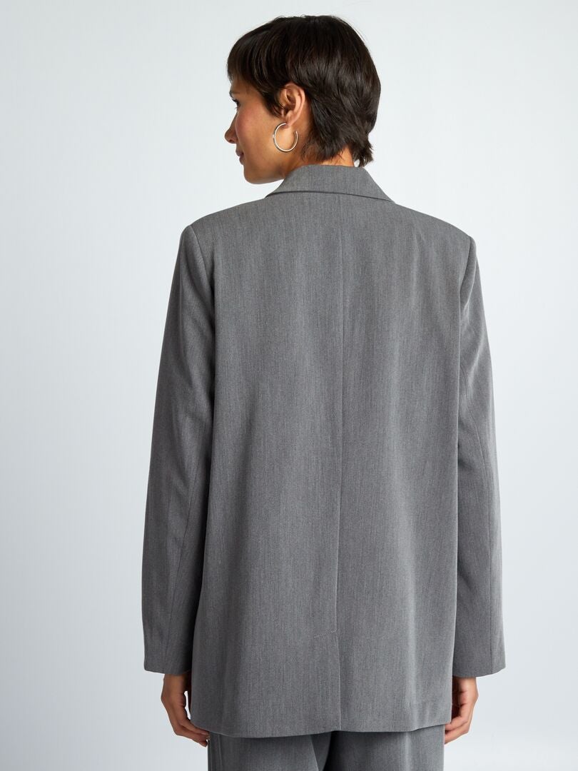 Blazer oversized - CINZA