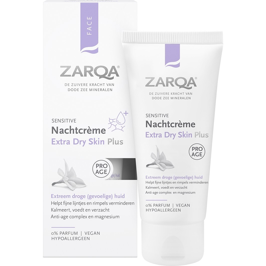 ZARQA naktinis kremas labai sausai ir jautriai odai - 50 ml
