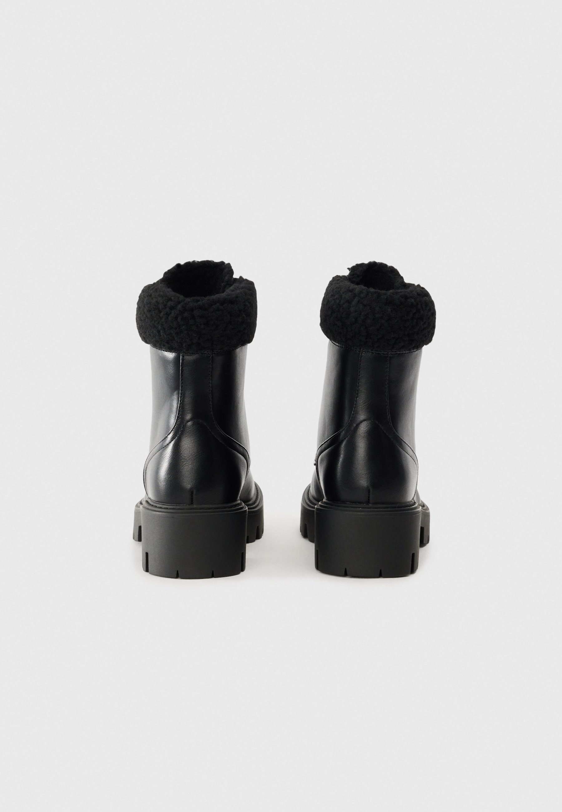 ONLY SHOES ONLBETTY - Enkellaarsjes met vetersluiting - zwart