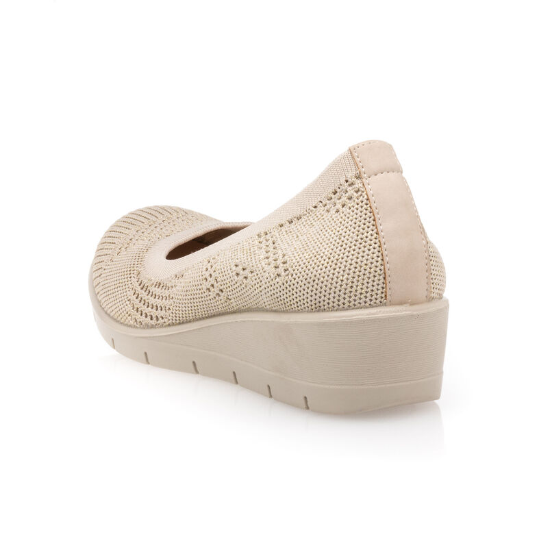 Damskie buty komfortowe beżowe