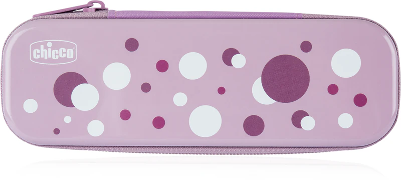 Chicco Always Smiling -setti 6 kk+ hampaidenhoitosetti liilalla kotelolla