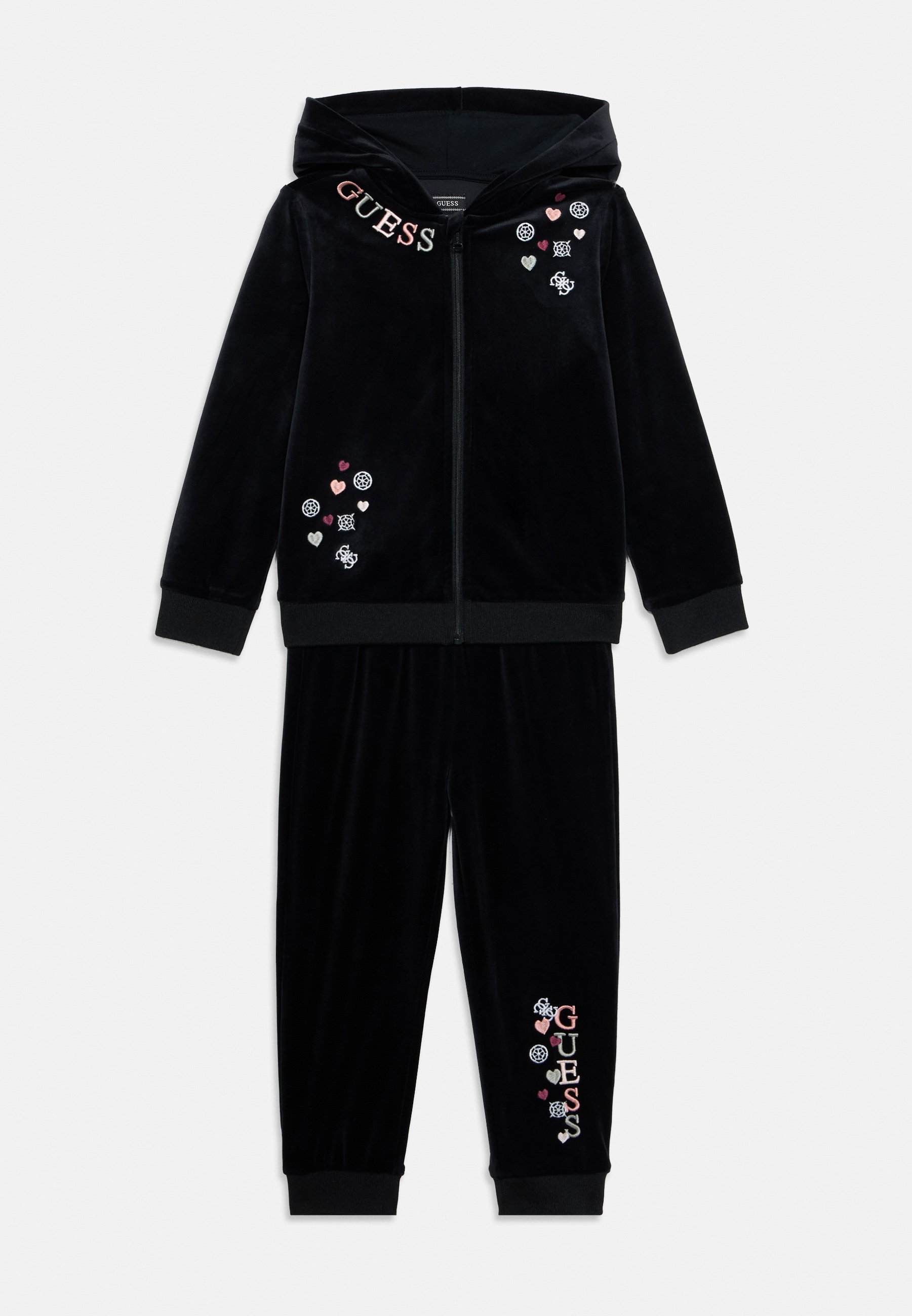 Guess peuterset - trainingspak - gitzwart