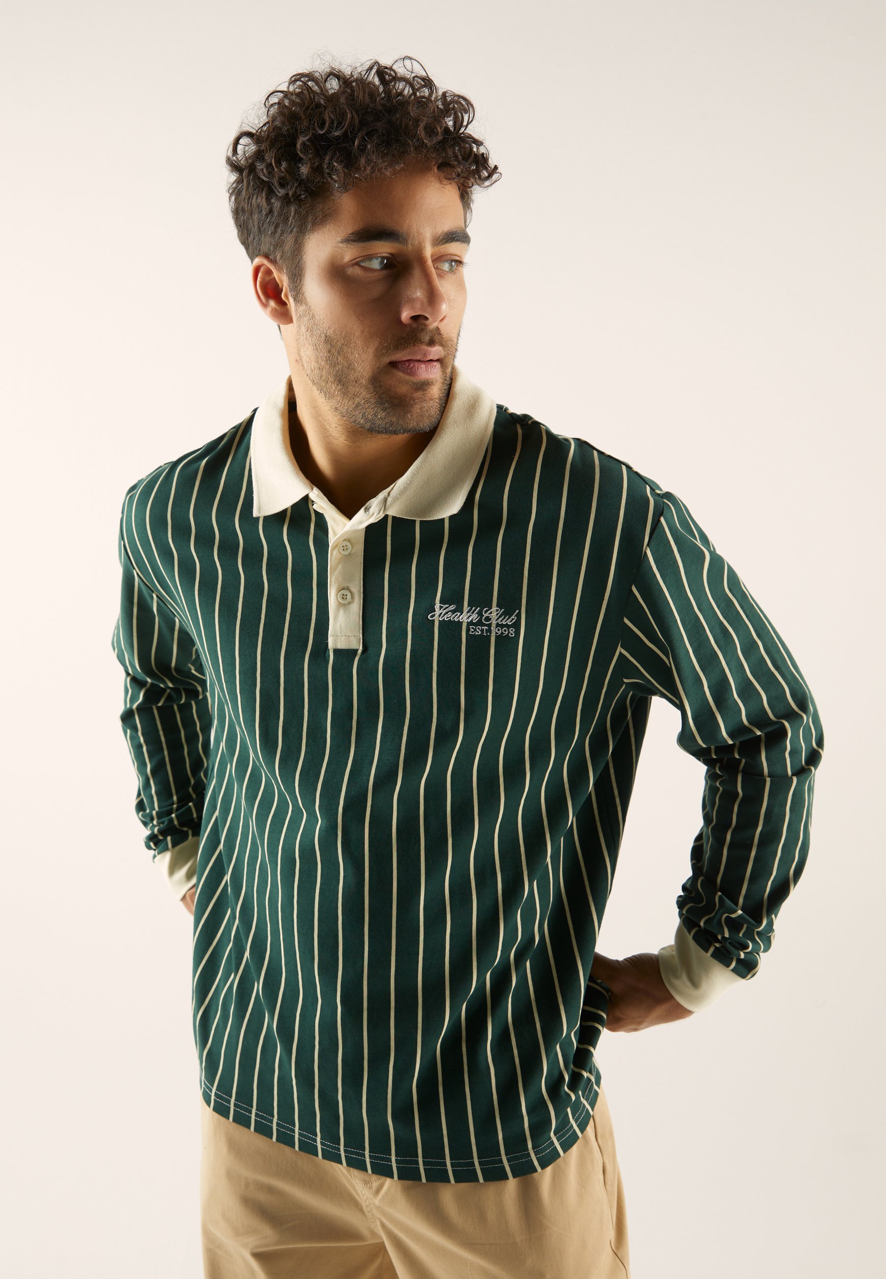 Polo Pier One - vert foncé