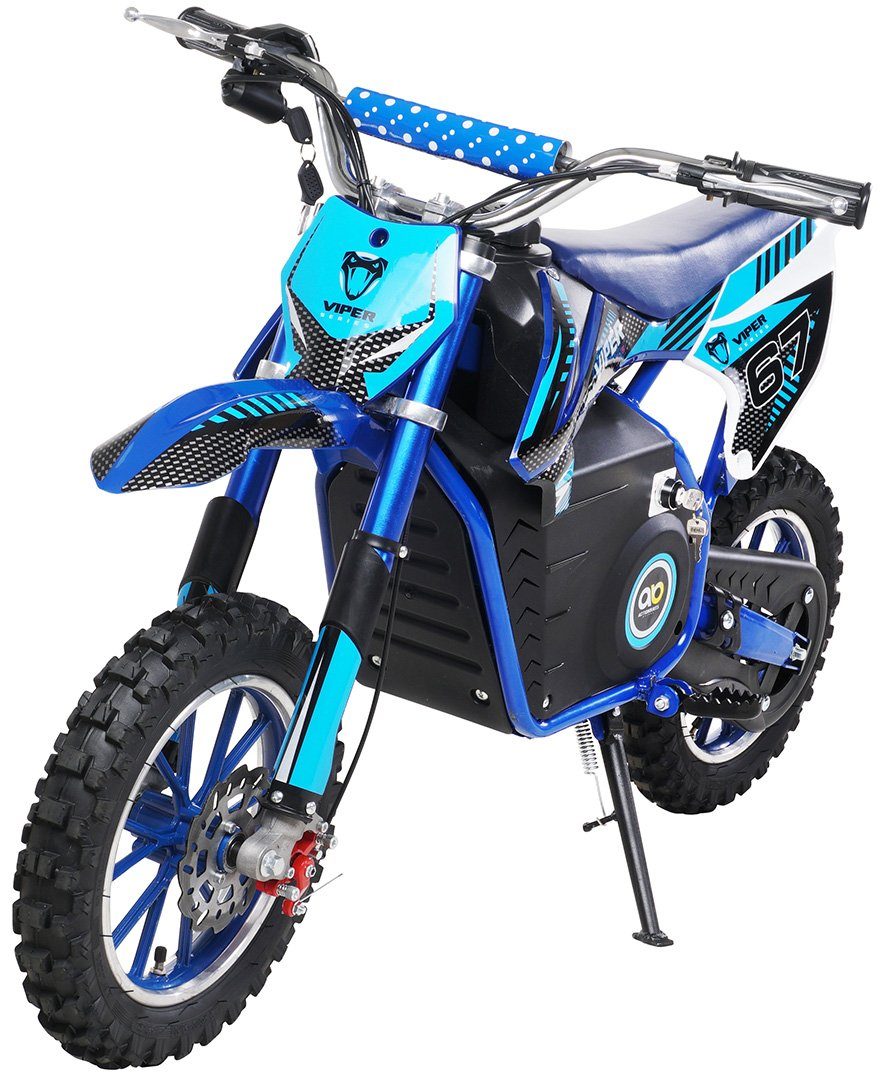 Actionbikes Motors elektrická dětská motorka, dětský crossový bike Viper 1000 W elektrický - 3 úrovně - až 25 km/h, nosnost 60 kg, (1 kus), mini dirt bike elektrický, minicross, pit bike, pocket bike od 5 let