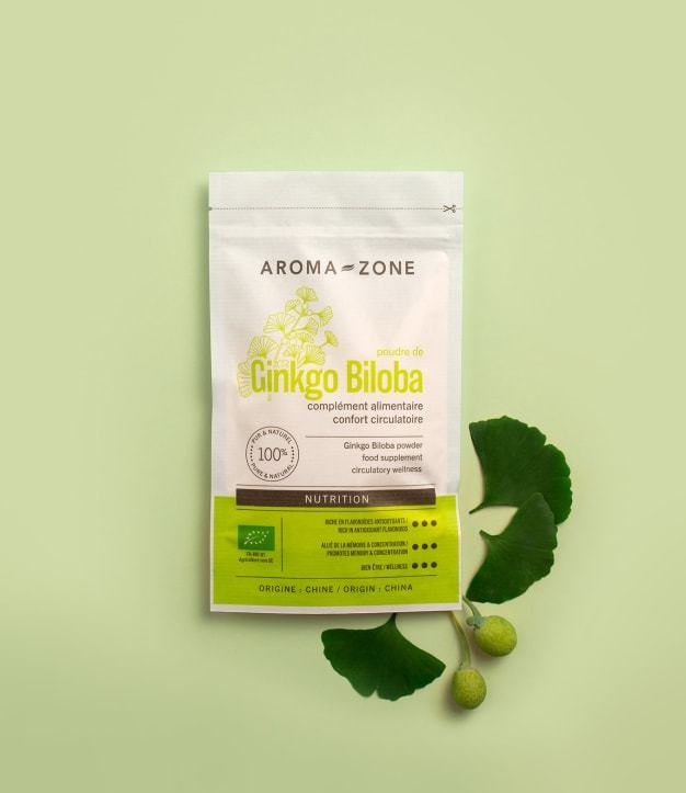 Ginkgo biloba BIO en poudre