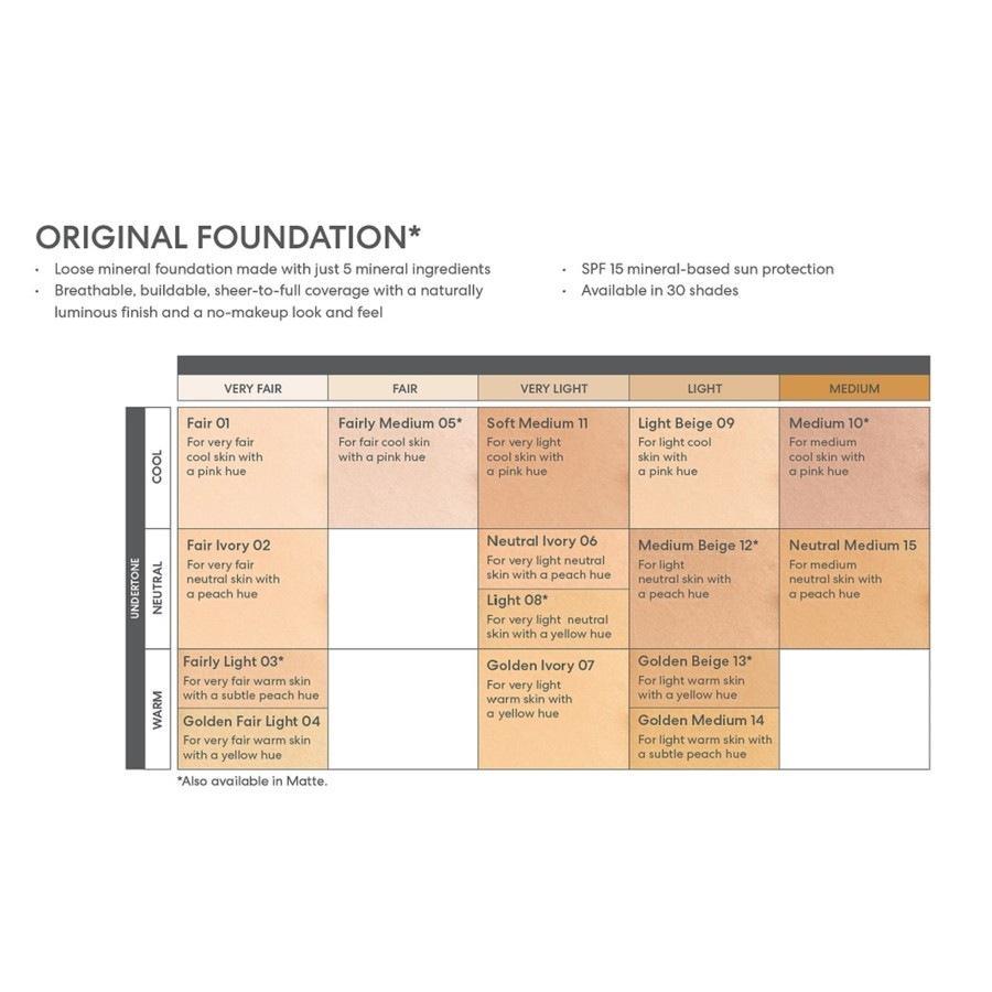 bareMinerals Foundation Original Losepuder-Foundation LSF 15 - 8 g