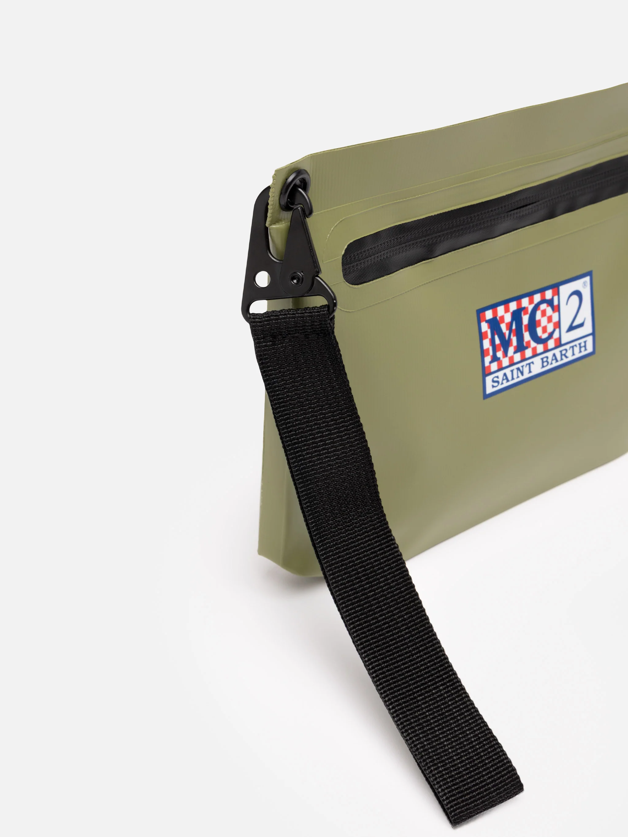 Pochette Aline vert militaire imperméable