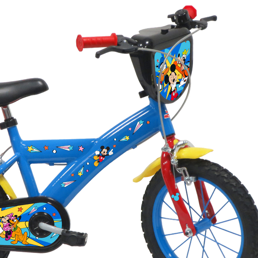  14-palčno otroško kolo Mickey Mouse za starost 4-6 let
