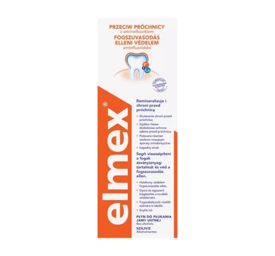 Elmex płyn do płukania jamy ustnej przeciw próchnicy 400 ml