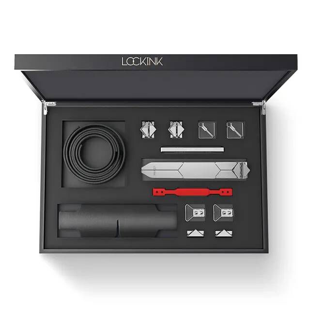 Set de juego de provocación e impacto Lockink negro