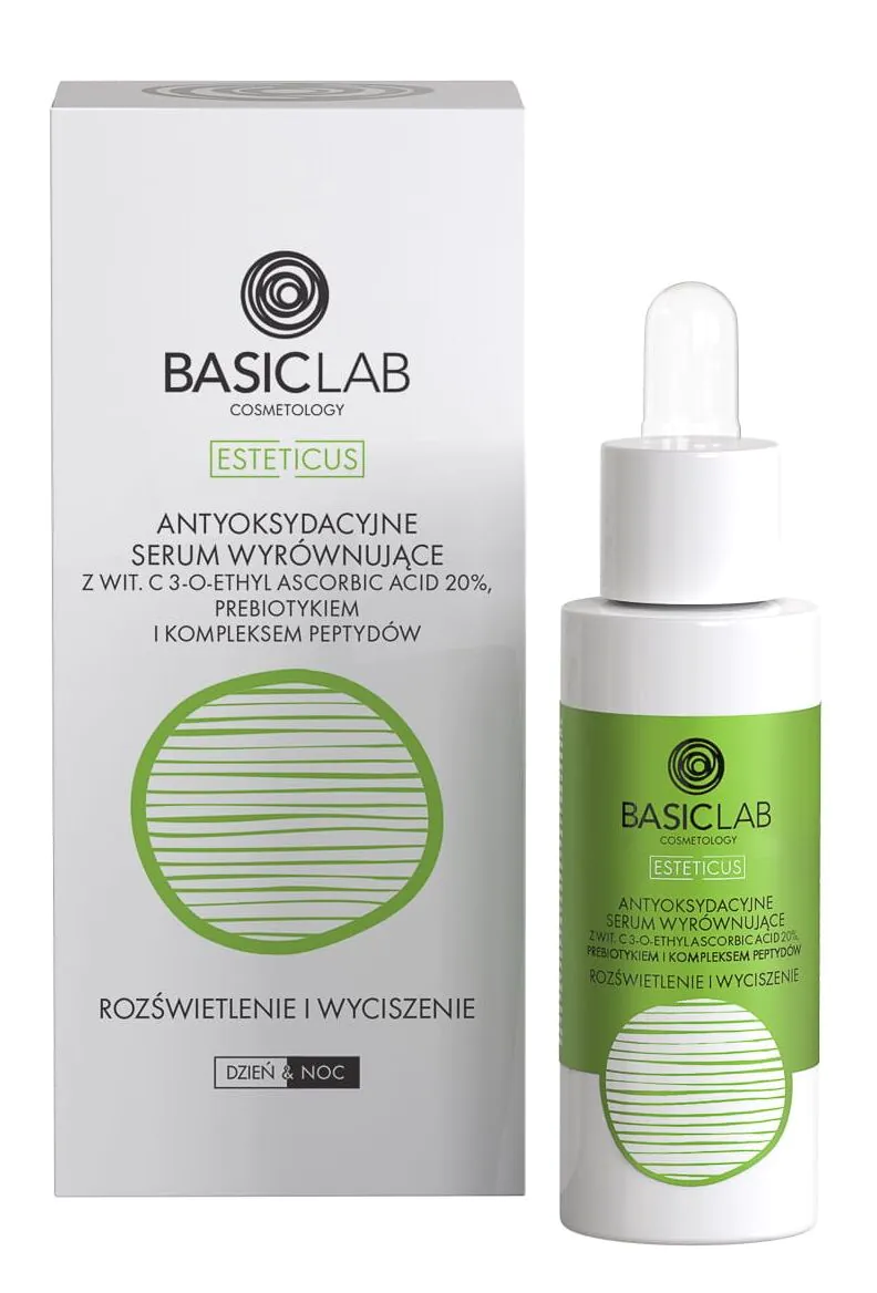 BasicLab Esteticus Serum wyrównujące koloryt z witaminą C 15%