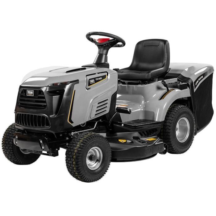 Texas Equipment TTC102H zitmaaier met grasopvangbak. Zitmaaier voor oppervlakten van 3000 m² en groter.