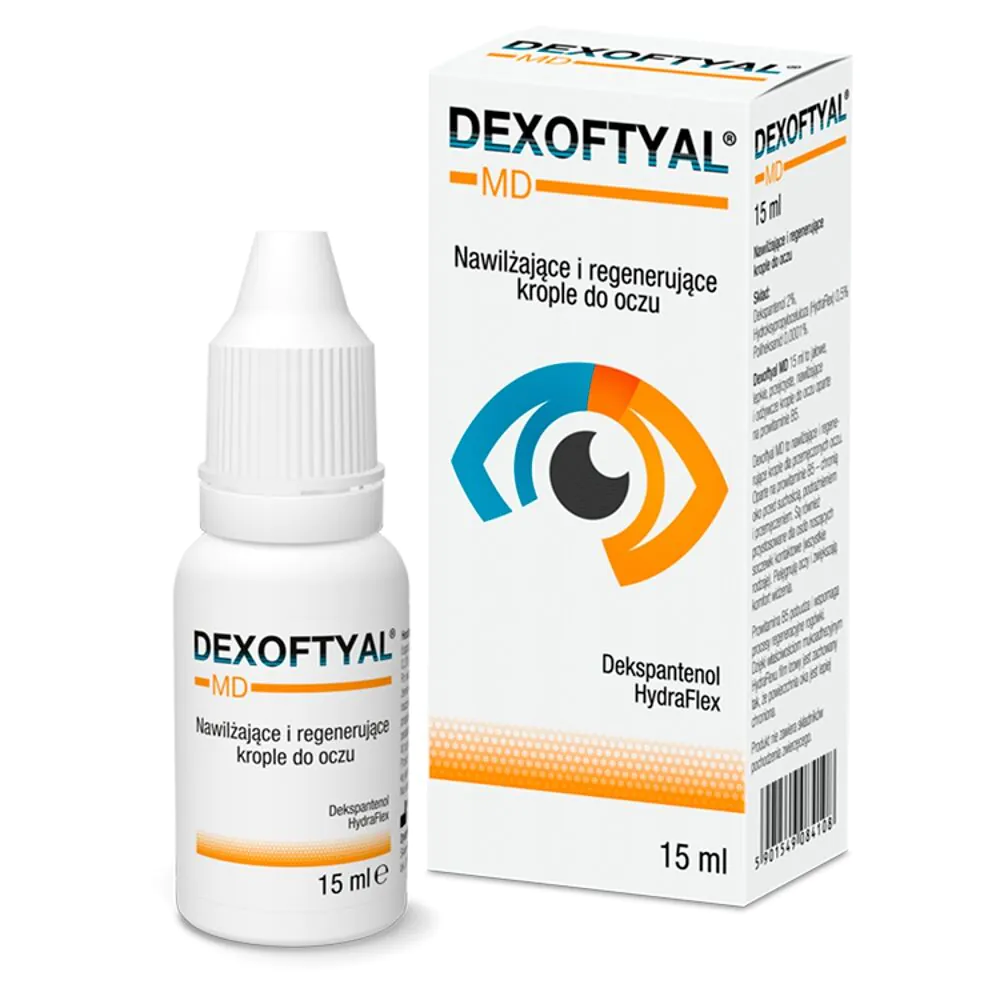 Dexoftyal MD, Nawilżające i regenerujące krople do oczu