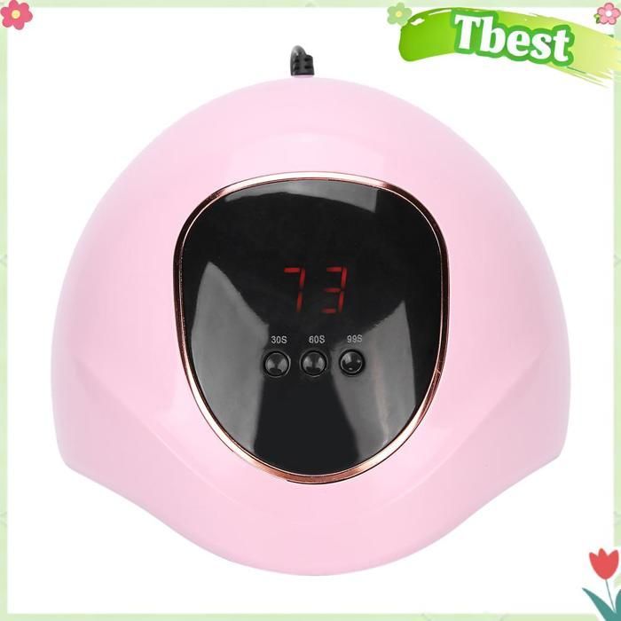 Tbest Nail Art Lamp 72W Professionele UV Gel Nageldroger Manicure Lamp Nail Art ] Huishoudelijke apparaten Nagellak Roze