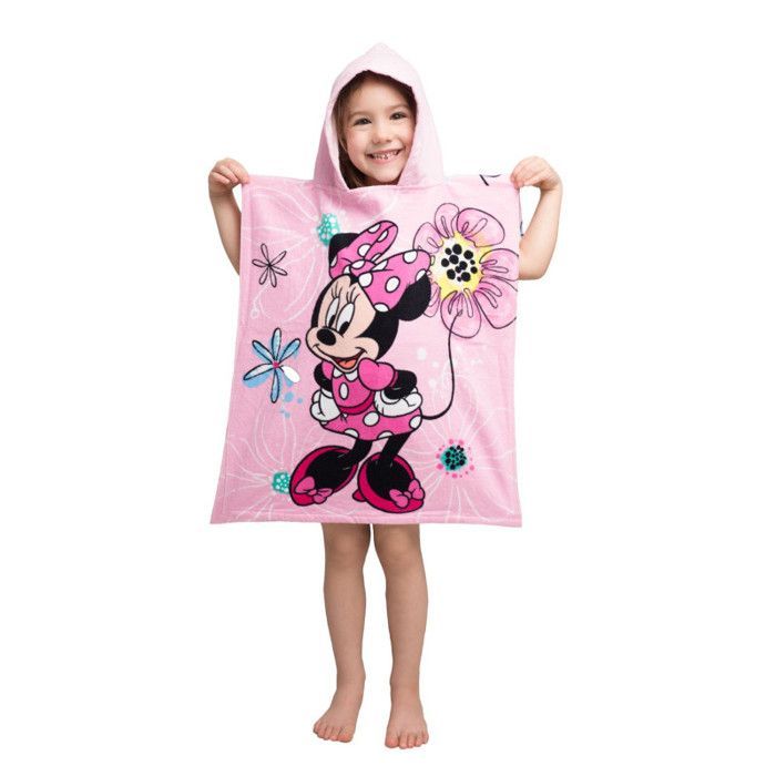 Disney - Poncho de douche avec capuche en coton 