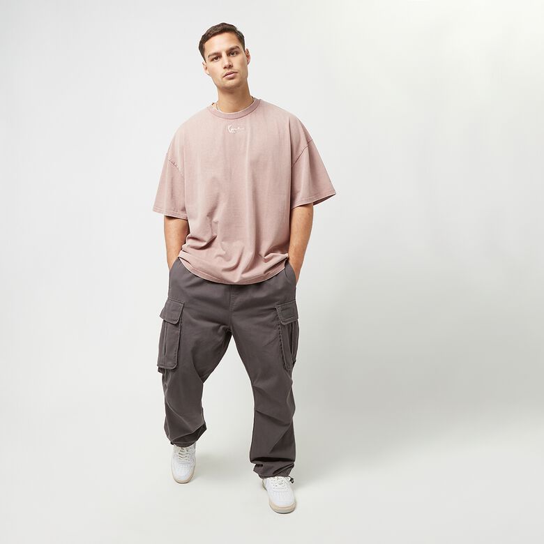 Small Signature Heavy Jersey Washed Boxy Tee