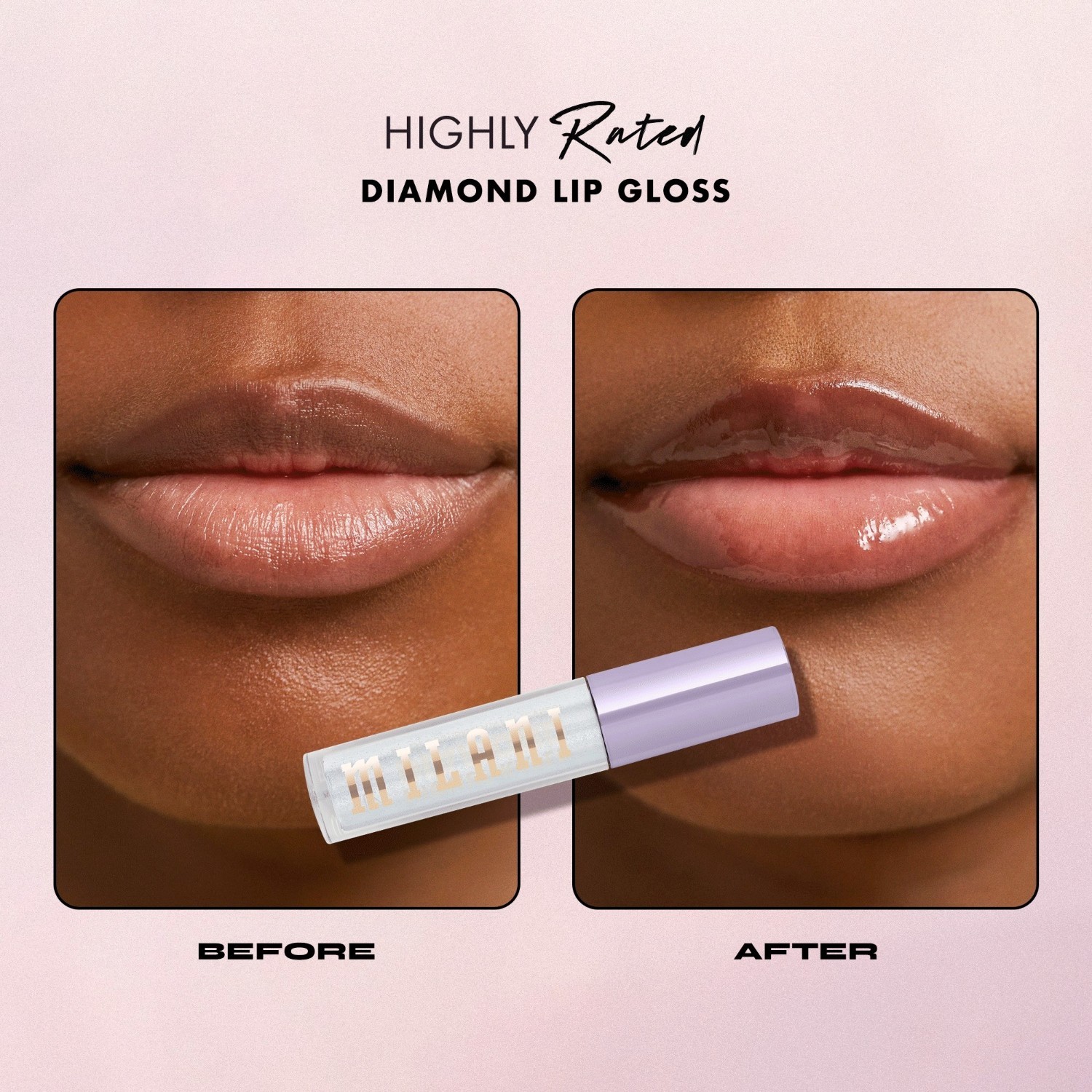 Milani lesk na pery „Vysoko hodnotený diamantový lesk na pery“ – 4,4 ml