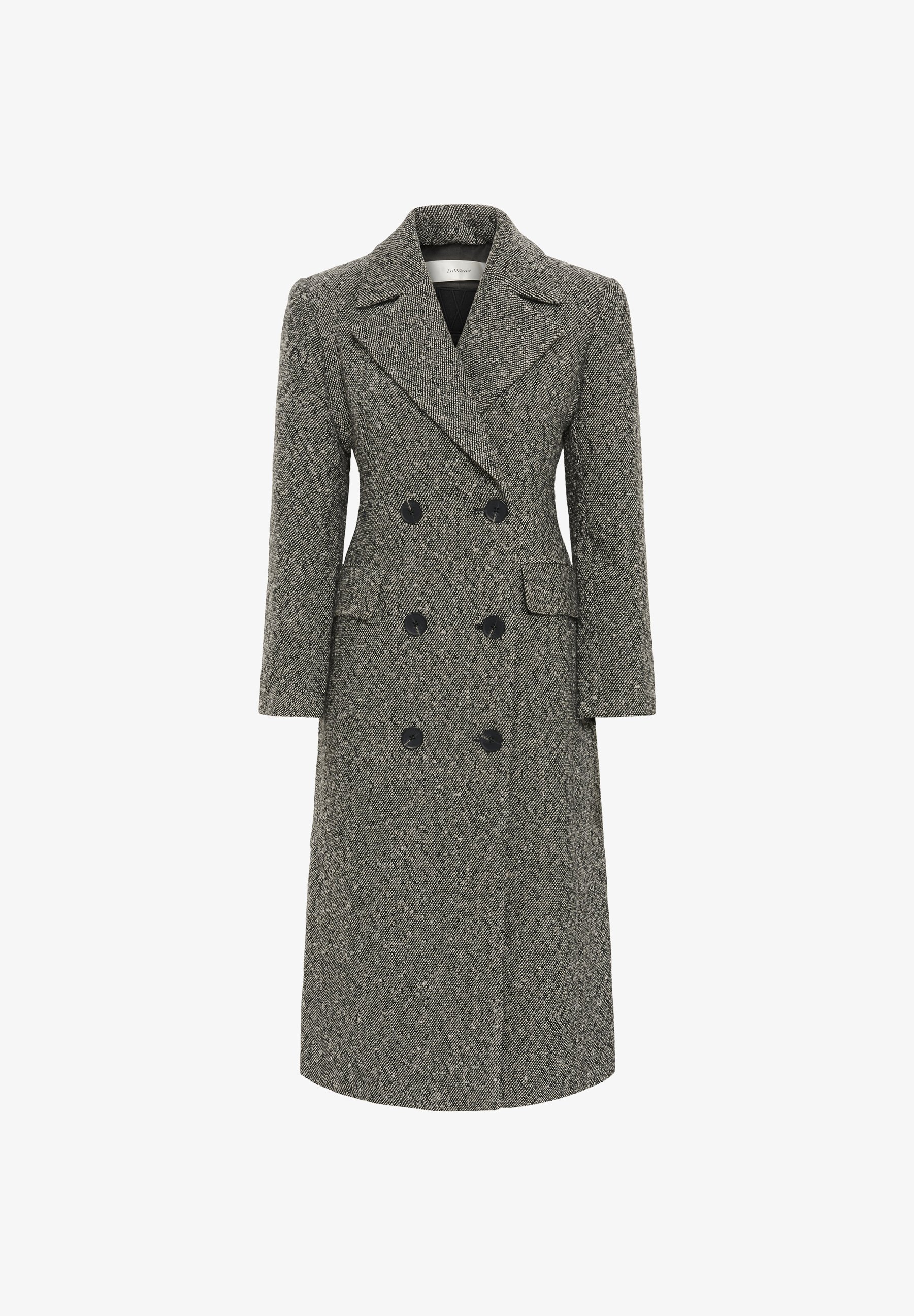 Manteau InWear Classic - noir/blanc