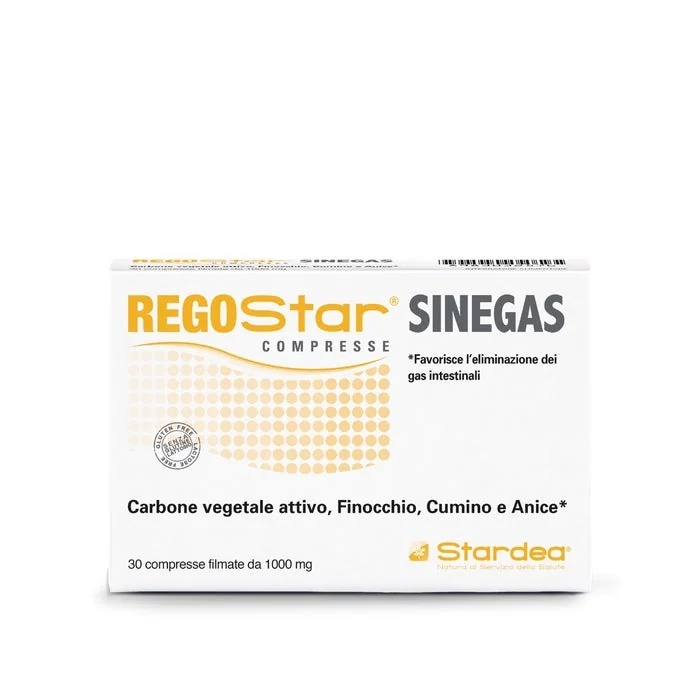 Regostar Sinegas 30 tabletten 1000 mg. Darmwinderigheid en spijsvertering