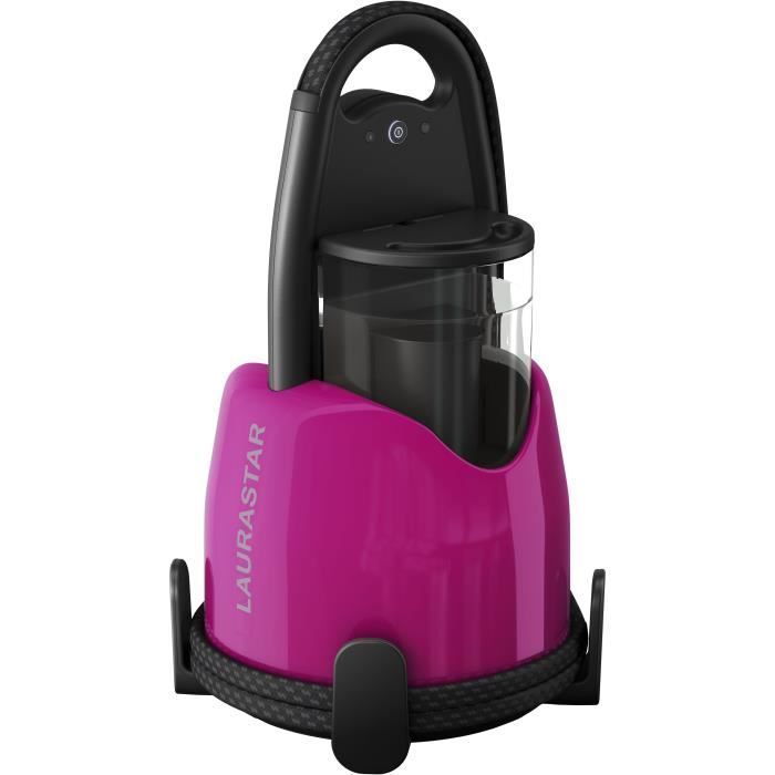 LAURASTAR LIFT Plus - Ferro da stiro con generatore di vapore 3 in 1 Pinky Pop - 2200W - Piastra attiva 3D - Pressione 3,5 bar - Serbatoio acqua 1,1L