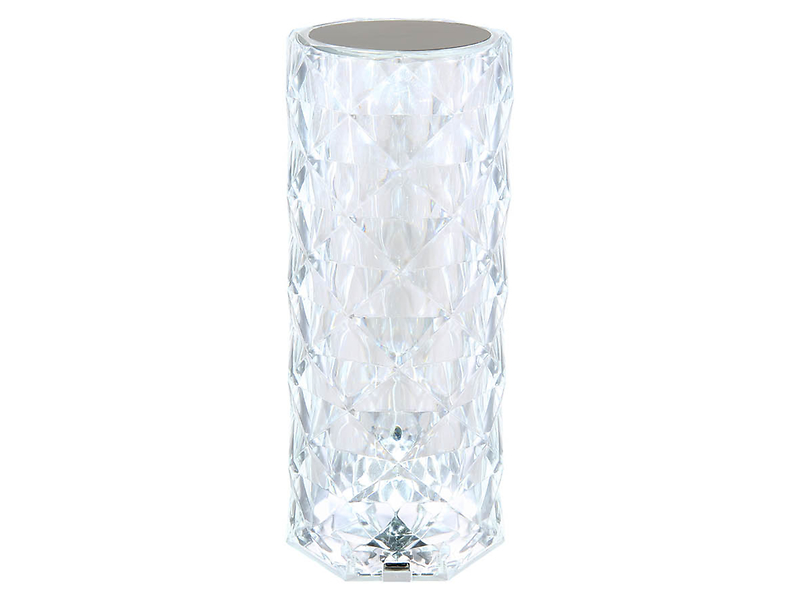 Lampa stołowa Gixi LED transparentna