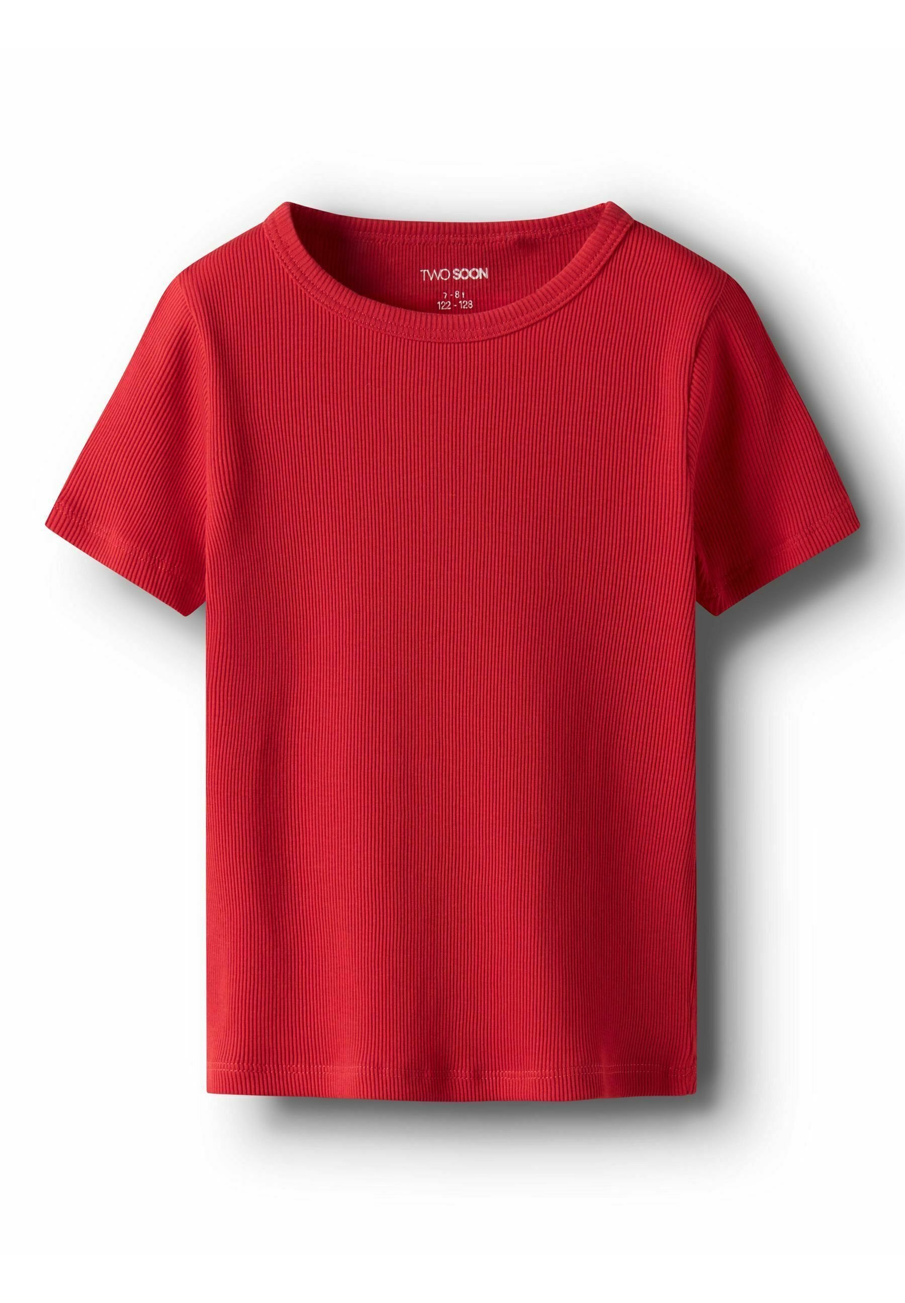 TWO SOON 2ER-PACK - T-shirt basic - rosso acceso