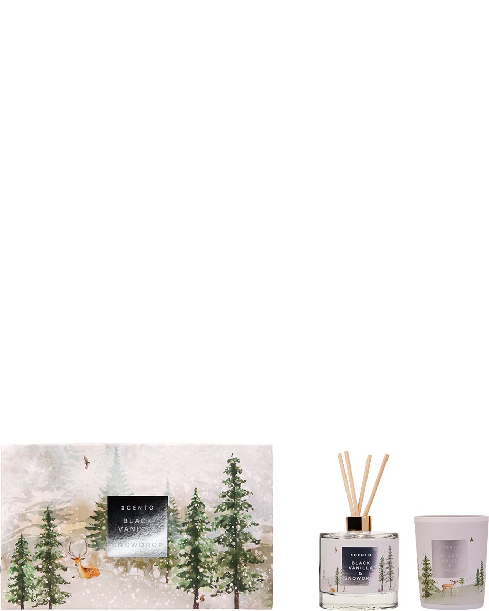 Set cadou SCENTO BLACK VANILLA