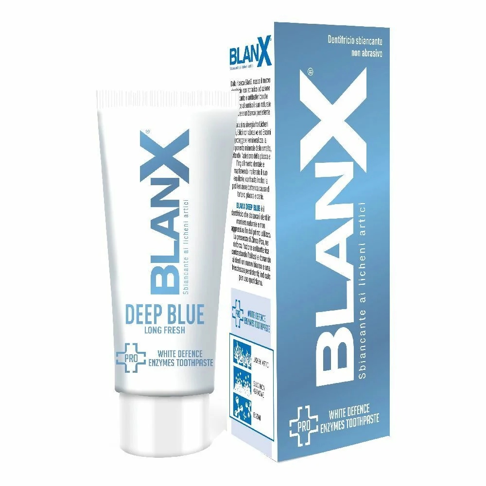 BLANX Blanx Deep Blue nicht-abrasive, aufhellende Zahnpasta 25 ml