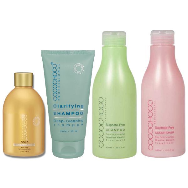 Kit completo per il trattamento alla cheratina brasiliana Cocochoco Gold