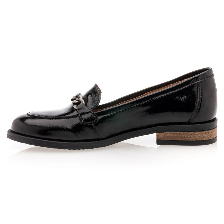 Schwarze Damen-Loafer/Bootsschuhe