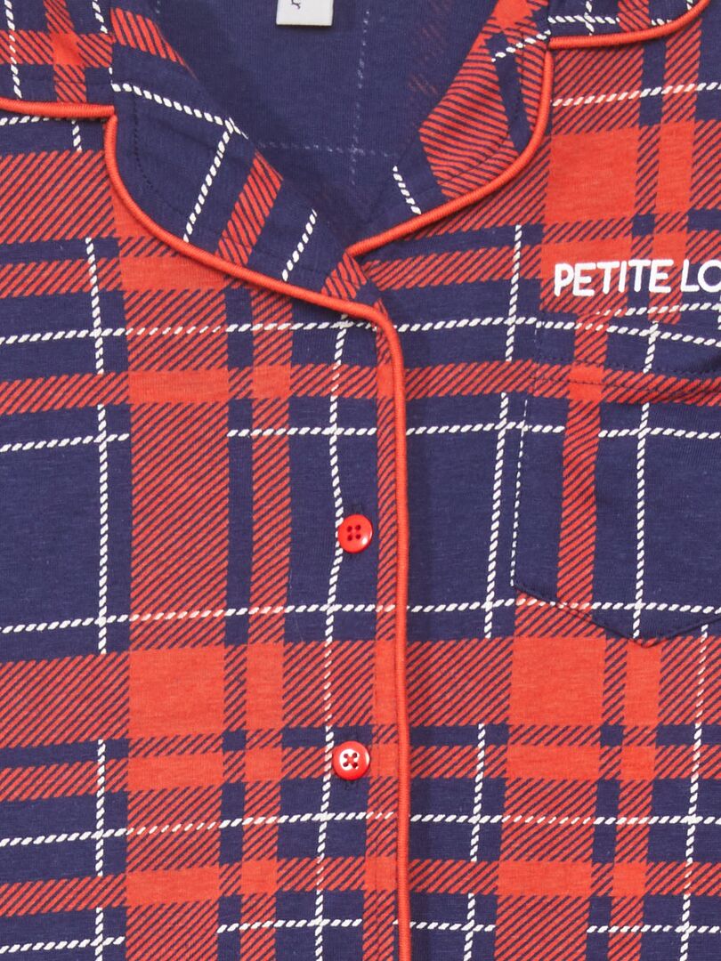 Katoenen pyjamaset - 2-delig - ROOD