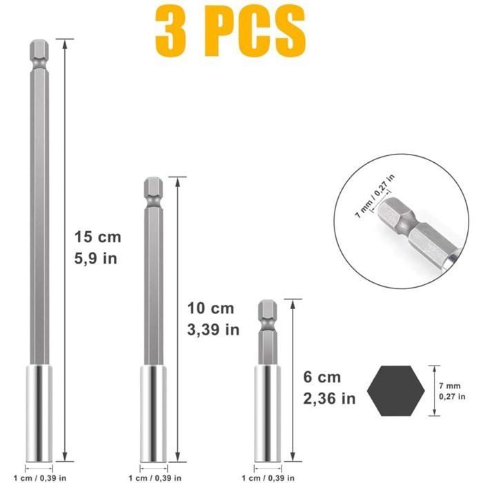 stuks magnetische bithouders, 1/4