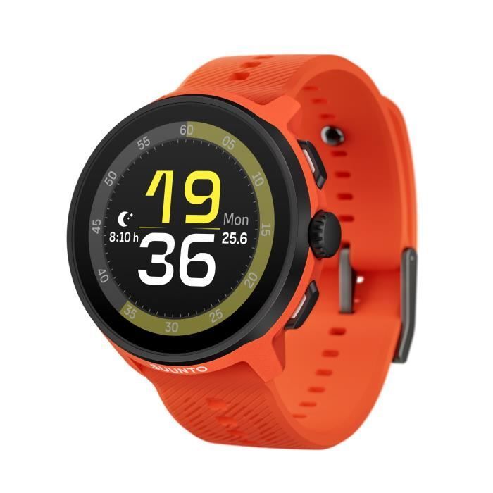 Suunto Run GPS sportsmartwatch - 3,5 cm - siliconen bandje - koraaloranje