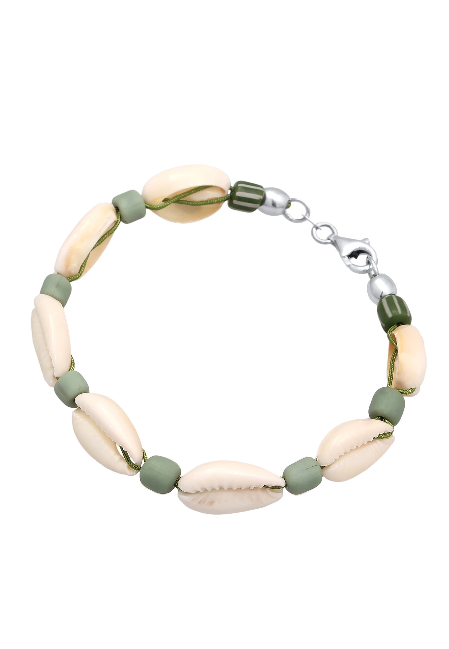 KUZZOI Hommes Surfer Style Festival avec coquillages en Argent Sterling 925