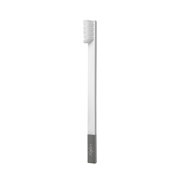 Cepillo de dientes mediano APRIORI blanco plateado