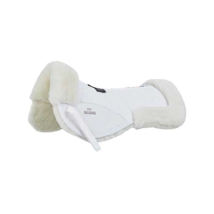 Premier Equine Merino Wool Horse Saddle Pad - White / Natural Wool - Full