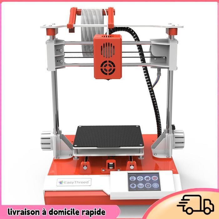 Dilwe EasyThreed K6 3D Printer, FDM 3D Printer, Desktop Printing Machine, 100 x 100 x 100 mm, Computer Printer, EU-compliant