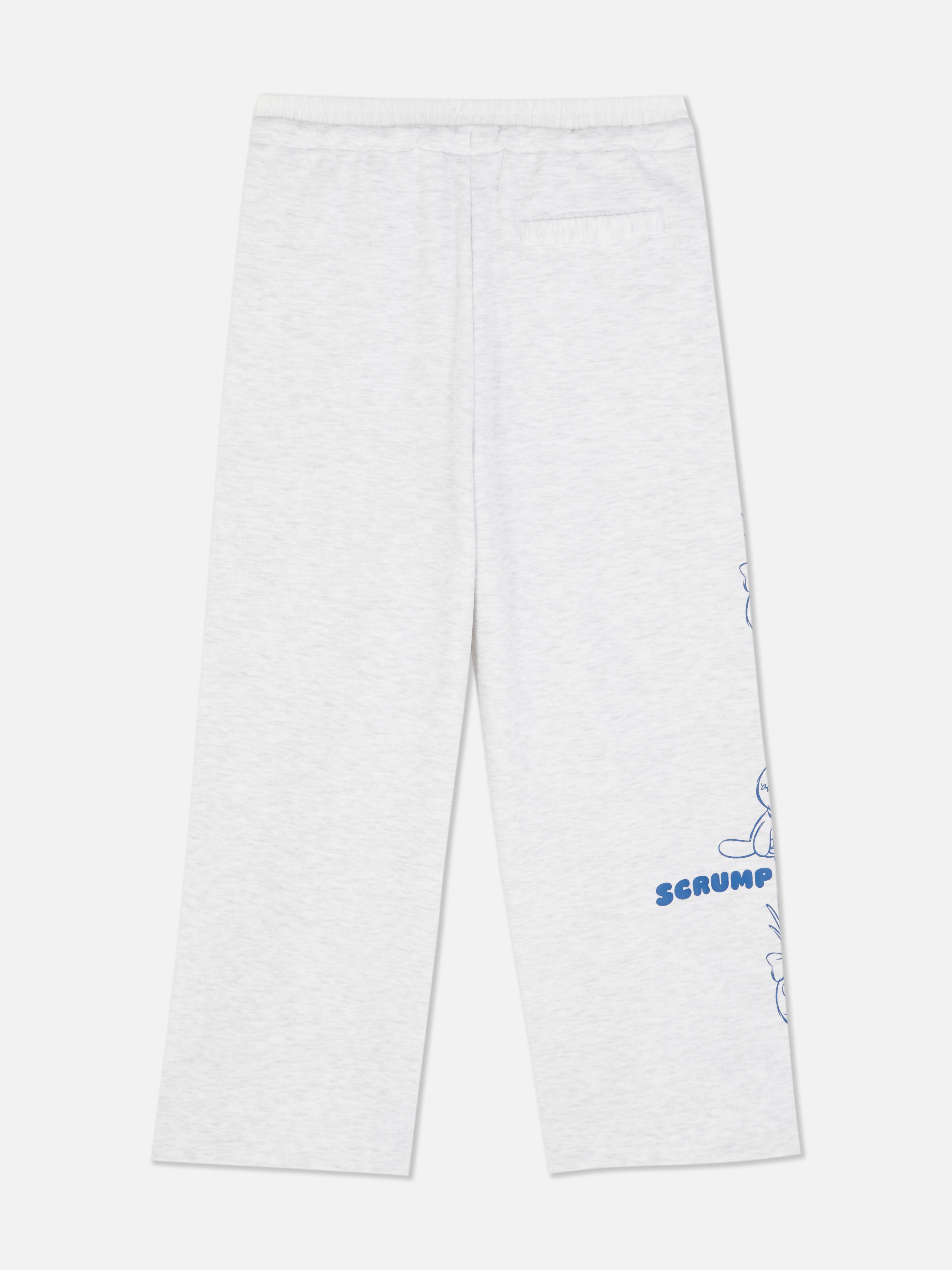 Pantaloni de trening cu croială largă Disney Stitch Pantaloni de trening cu croială largă Stitch, talie cu șnur și buzunare